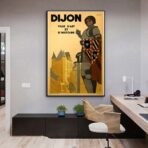 vintage poster dijon 1