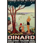 vintage dinar poster