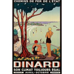 vintage dinar poster