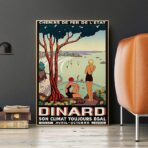 vintage dinar poster