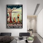 vintage dinar poster