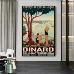 vintage dinar poster