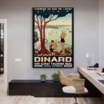 vintage dinar poster