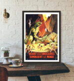 vintage dinosaurier poster