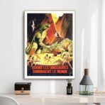 vintage dinosaurier poster