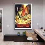 vintage dinosaurier poster