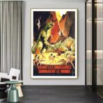vintage dinosaurier poster