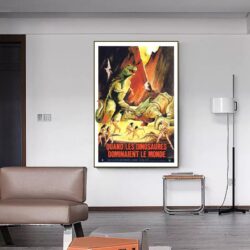 vintage dinosaurier poster