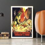 vintage dinosaurier poster