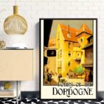 vintage poster dordogne 1