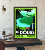 vintage poster doubs 1