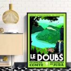 vintage poster doubs 1