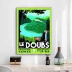 vintage poster doubs 1