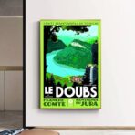 vintage poster doubs 1