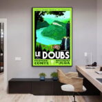 vintage poster doubs 1