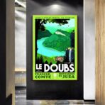 vintage poster doubs 1