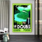 vintage poster doubs 1