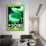vintage poster doubs 1