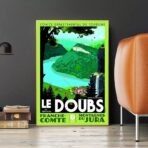 vintage poster doubs 1
