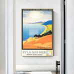 vintage poster dune du pyla 1