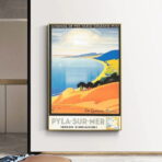 vintage poster dune du pyla 1