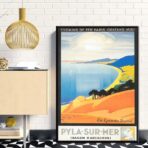 vintage poster dune du pyla 1