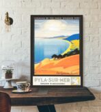 vintage poster dune du pyla 1