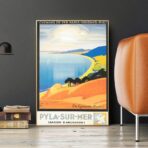 vintage poster dune du pyla 1