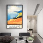 vintage poster dune du pyla 1