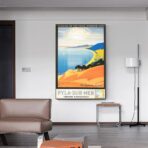 vintage poster dune du pyla 1