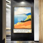 vintage poster dune du pyla 1