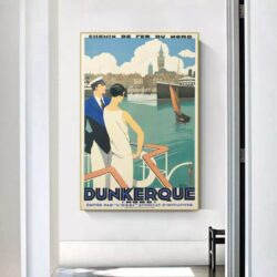 vintage dunkirchen poster