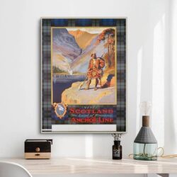 vintage poster schottland