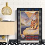 vintage poster schottland