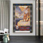 vintage poster schottland