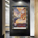 vintage poster schottland