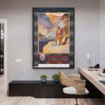 vintage poster schottland