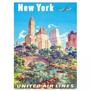 vintage poster vereinigte staaten