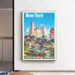vintage poster vereinigte staaten
