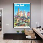 vintage poster vereinigte staaten