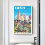 vintage poster vereinigte staaten