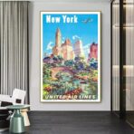 vintage poster vereinigte staaten