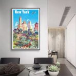 vintage poster vereinigte staaten