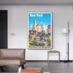 vintage poster vereinigte staaten