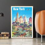 vintage poster vereinigte staaten