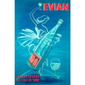vintage evian poster 1