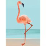 vintage flamingo poster 1