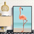 vintage flamingo poster 1
