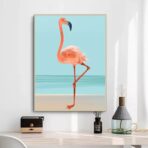 vintage flamingo poster 1