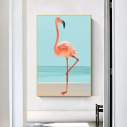 vintage flamingo poster 1